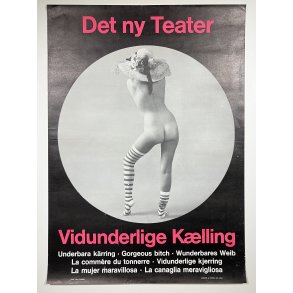 Original Plakat - Det Ny Teater, Vidunderlige Klling