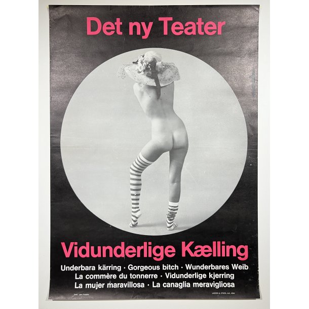 Original Plakat - Det Ny Teater, Vidunderlige Klling