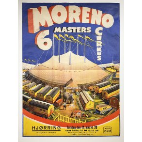 Original Plakat - Cirkus Moreno