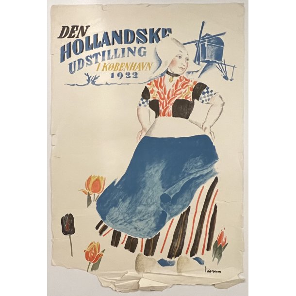 Original Plakat - Den Hollandske Udstilling i Kbenhavn