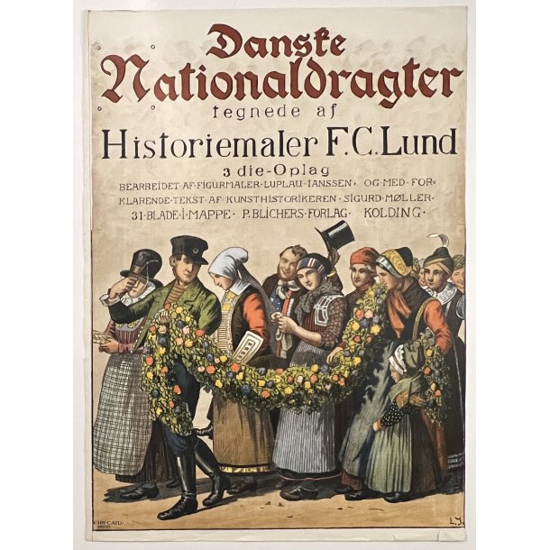 Original Plakater - Danske Nationaldragter