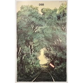 Original Bo Benfils Plakat - DSB
