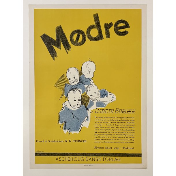 Original Plakat - Mdre af Lisbeth Burger