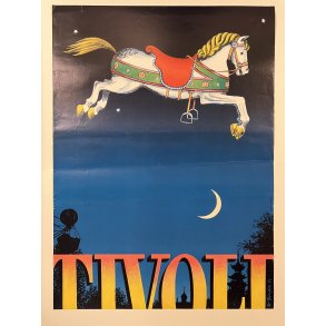 Original Vintage Plakat - Tivoli, Bo Benfils 1982