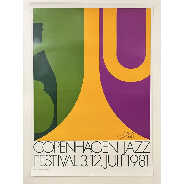 Original Plakat - Copenhagen Jazz Festival, Tuborg