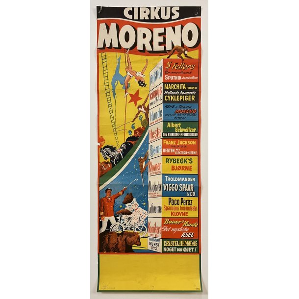 Original Plakat - Cirkus Moreno