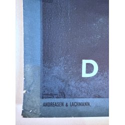 Original Vintage Plakat - Danske Statsbaner, Lillebltsbroen, Aage Rasmussen 1951