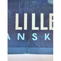 Original Vintage Plakat - Danske Statsbaner, Lillebltsbroen, Aage Rasmussen 1951