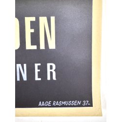 Original Vintage Plakat - Danske Statsbaner Storstrmsbroen, Aage Rasmussen 1937