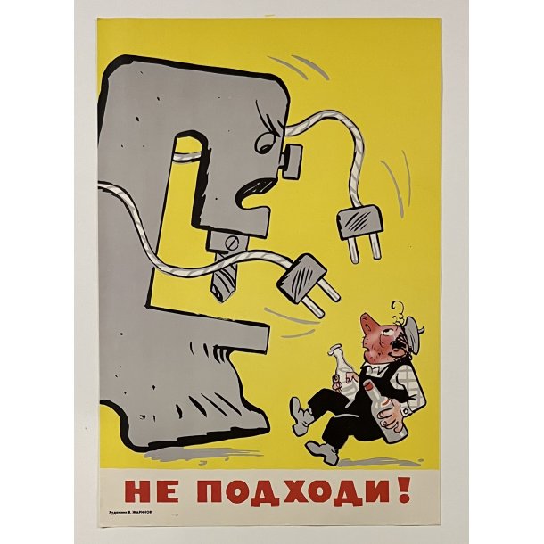 Original Russisk Propaganda Plakat