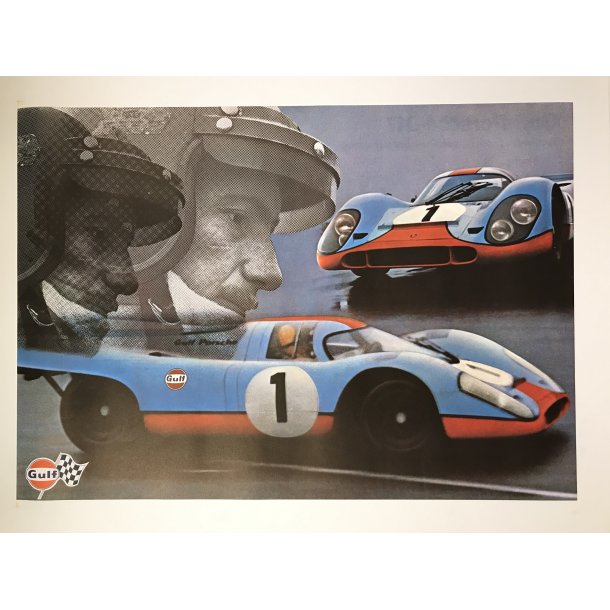 Original Gulf Plakat - Porsche 917