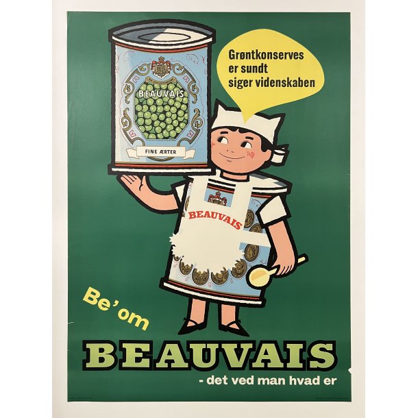 Original Plakat - Be' Om Beauvais - Det Ved Man Hvad Er