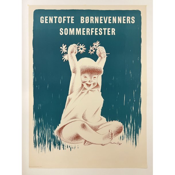 Original Plakat - Gentofte Brnevenners Sommerfester