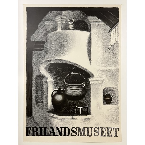 Original Sikker Hansen Plakat - Frilandsmuseet