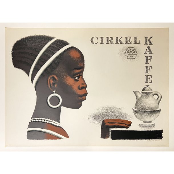 Original Plakat - FDB Cirkel Kaffe