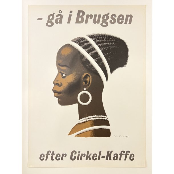 Original Plakat - G i Brugsen Efter Cirkel-Kaffe