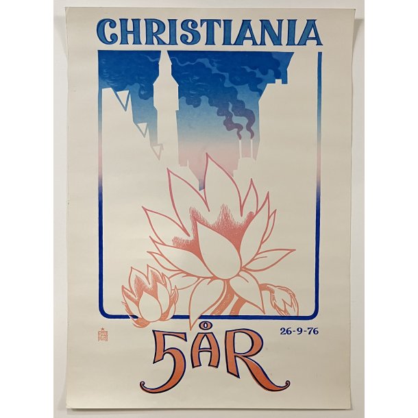 Original Plakat - Christiania 5 r