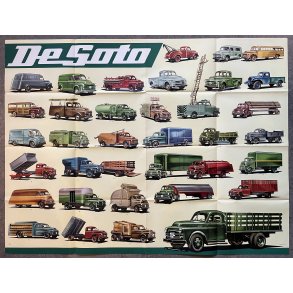 Original Plakat - DeSoto Trucks