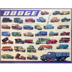 Original Plakat - Dodge Trucks