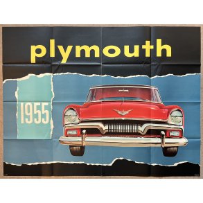 Original Plakat - 1955 Plymouth