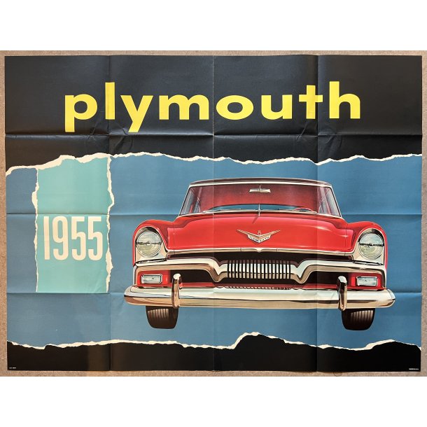 Original Plakat - 1955 Plymouth