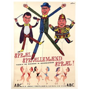 Original A.B.C. Plakat - Sprl Sprllemnd Sprl! 1958