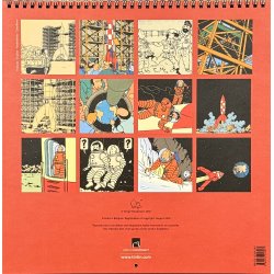 Tintin Billede - Raketrampe Med Tintin, Terry, Haddock Og Tournesol i Elevator 