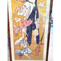 Original Vintage Plakat - Illusionisten Teddy Strik