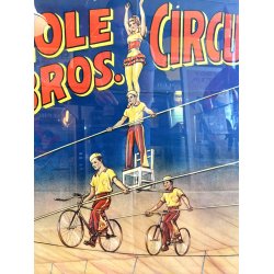 Original Vintage Plakat - Cole Bros. Circus  The Great Gretonas 1939
