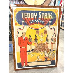 Original Vintage Plakat - Teddy Strik Et Sa Cie, Ca 1940'erne