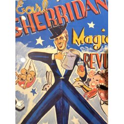Original Vintage Plakat - Earl Sheridan's Magic Revue, Vennelyst Teatret 1942