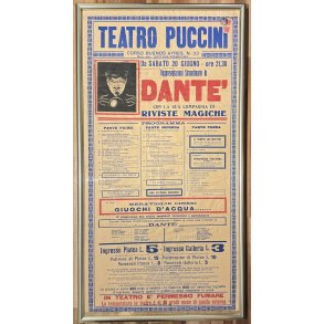 Original Vintage Plakat - Dante The Magician 1931