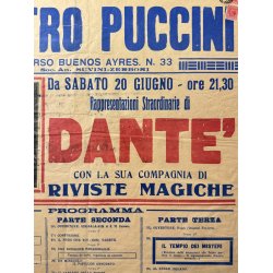 Original Vintage Plakat - Dante The Magician 1931
