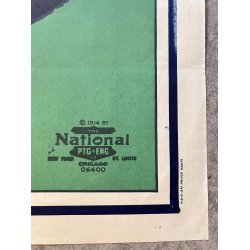 Original Plakat - Indisk Tryllekunstner 1914