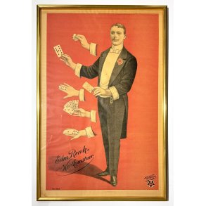 Original Vintage Plakat - Edm. Renk Kortkunstner, Ca 1920