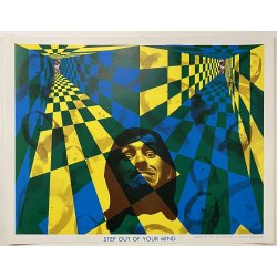 Original Psykedelisk Plakat - Step Out Of Your Mind