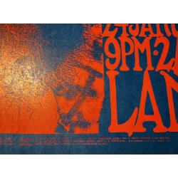 Original Psykedelisk Musik Plakat - Moby Grape M.Fl