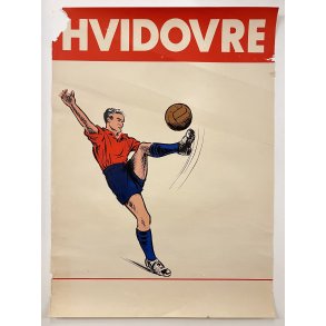 Original Plakat - Hvidovre Fodbold