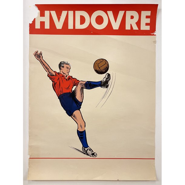 Original Plakat - Hvidovre Fodbold