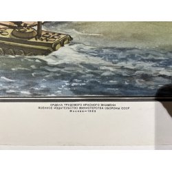 Original Russisk Propaganda Plakat 