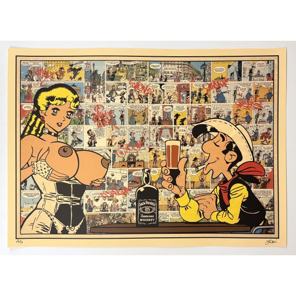 Original Plakat - Members Only (Lucky Luke) Kobalt 2024