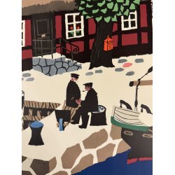 Original Vintage Plakat - Bornholm, Danmarks Klippe�, Erik Heibak