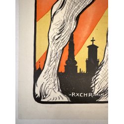 Original Vintage Plakat - Politiken, Rasmus Christiansen Ca. 1914