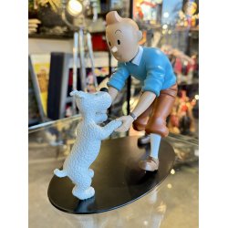 Tintin Figur - Tintin Og Terry Er Glade (2005)