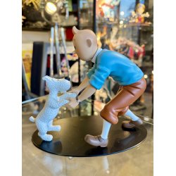 Tintin Figur - Tintin Og Terry Er Glade (2005)
