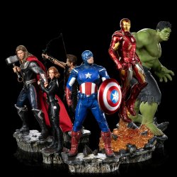Marvel: Captain America Battle of NY 1:10 Scale Statue