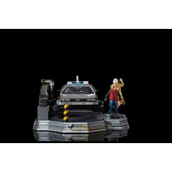 Back to the Future 2: Deluxe DeLorean Full Set 1:10 Scale Statue