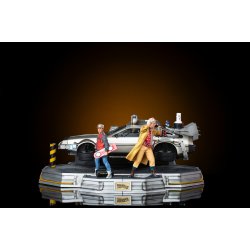 Back to the Future 2: Deluxe DeLorean Full Set 1:10 Scale Statue