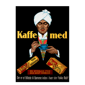 Retro Vintage Plakat - Kaffe Med Richs
