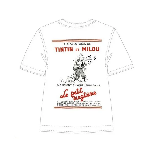 Tintin T-Shirt - Tintin Fljter - Retro